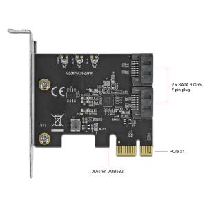 DELOCK κάρτα επέκτασης PCIe σε 2x SATA 90431, 6Gb/s | PC & Αναβάθμιση | elabstore.gr