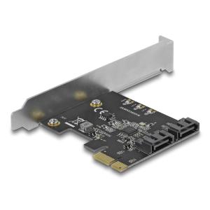 DELOCK κάρτα επέκτασης PCIe σε 2x SATA 90431, 6Gb/s | PC & Αναβάθμιση | elabstore.gr