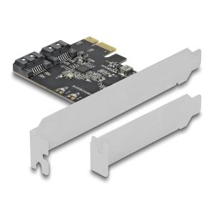 DELOCK κάρτα επέκτασης PCIe σε 2x SATA 90431, 6Gb/s | PC & Αναβάθμιση | elabstore.gr