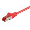 GOOBAY καλώδιο δικτύου 92458, CAT 6 S/FTP, copper, 250MHz, 0.15m, κόκκινο | Καλώδια - Αντάπτορες | elabstore.gr