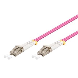 GOOBAY καλώδιο οπτικής ίνας LC-UPC 95936, Multimode OM4, 3m, βιολετί | Καλώδια - Αντάπτορες | elabstore.gr