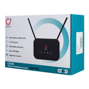 OLAX router AX8 Pro, 4G LTE, WiFi 300Mbps, 5000mAh | eLabstore.gr OLAX router AX8 Pro, 4G LTE, WiFi 300Mbps, 5000mAh | Δικτυακά | elabstore.gr