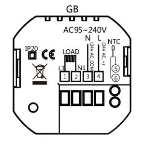 Smart θερμοστάτης πετρελαίου BHT-15GBLW, WiFi, χωνευτός, μαύρος | Εργαλεία | elabstore.gr