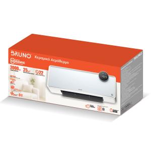BRUNO BRN-0258 Κεραμικό Αερόθερμο 2000W IP22, προηγμένων λειτουργιών με ανεμιστήρα | Ηλεκτρικές συσκευές | elabstore.gr