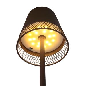 POWERTECH LED επιτραπέζιο φωτιστικό HLL-0191, ρυθμιζόμενο, επαναφορτιζόμενο, καφέ | Φωτισμός | elabstore.gr