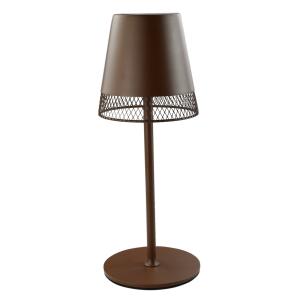 POWERTECH LED επιτραπέζιο φωτιστικό HLL-0191, ρυθμιζόμενο, επαναφορτιζόμενο, καφέ | Φωτισμός | elabstore.gr