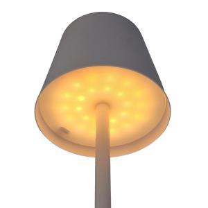 POWERTECH LED επιτραπέζιο φωτιστικό HLL-0194, ρυθμιζόμενο, επαναφορτιζόμενο, λευκό | Φωτισμός | elabstore.gr