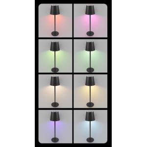 POWERTECH LED επιτραπέζιο φωτιστικό HLL-0195, RGB, ρυθμιζόμενο, επαναφορτιζόμενο, μαύρο | Φωτισμός | elabstore.gr