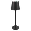 POWERTECH LED επιτραπέζιο φωτιστικό HLL-0195, RGB, ρυθμιζόμενο, επαναφορτιζόμενο, μαύρο | Φωτισμός | elabstore.gr