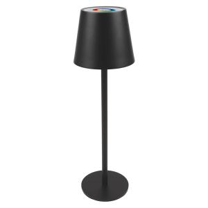 POWERTECH LED επιτραπέζιο φωτιστικό HLL-0195, RGB, ρυθμιζόμενο, επαναφορτιζόμενο, μαύρο | Φωτισμός | elabstore.gr