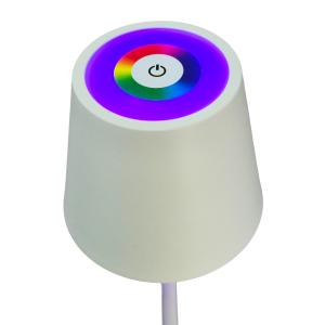 POWERTECH LED επιτραπέζιο φωτιστικό HLL-0196, RGB, ρυθμιζόμενο, επαναφορτιζόμενο, λευκό | eLabstore.gr POWERTECH LED επιτραπέζιο φωτιστικό HLL-0196, RGB, ρυθμιζόμενο, επαναφορτιζόμενο, λευκό | Φωτισμός | elabstore.gr