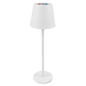 POWERTECH LED επιτραπέζιο φωτιστικό HLL-0196, RGB, ρυθμιζόμενο, επαναφορτιζόμενο, λευκό | Φωτισμός | elabstore.gr