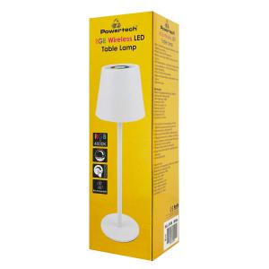 POWERTECH LED επιτραπέζιο φωτιστικό HLL-0196, RGB, ρυθμιζόμενο, επαναφορτιζόμενο, λευκό | eLabstore.gr POWERTECH LED επιτραπέζιο φωτιστικό HLL-0196, RGB, ρυθμιζόμενο, επαναφορτιζόμενο, λευκό | Φωτισμός | elabstore.gr