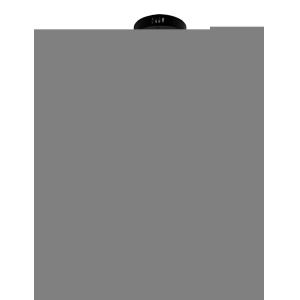 POWERTECH LED φωτιστικό οροφής HLL-0207, 48W, 4000K, Φ50cm x 120cm, μαύρο | Φωτισμός | elabstore.gr
