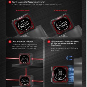UNI-T ψηφιακό γωνιόμετρο laser LM320E, 4x90°, μαγνητικό σώμα, 1000mAh | eLabstore.gr UNI-T ψηφιακό γωνιόμετρο laser LM320E, 4x90°, μαγνητικό σώμα, 1000mAh | Εργαλεία | elabstore.gr