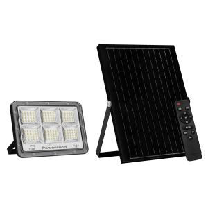POWERTECH LED ηλιακός προβολέας PT-1457 με τηλεχειριστήριο, αισθητήρας κίνησης, 120W, 4000K, 1500lm, IP66 | Φωτισμός | elabstore.gr