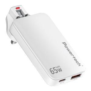 POWERTECH φορτιστής τοίχου PT-1532, EU/UK/CN βύσμα, USB/USB-C, 65W, GaN, λευκός | eLabstore.gr POWERTECH φορτιστής τοίχου PT-1532, EU/UK/CN βύσμα, USB/USB-C, 65W, GaN, λευκός | Αξεσουάρ κινητών | elabstore.gr