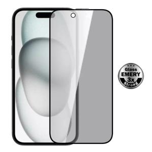 POWERTECH tempered glass Emery Private 5D TGC-0801 για iPhone 17 Air, full glue | Αξεσουάρ κινητών | elabstore.gr