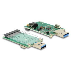 DELOCK αντάπτορας USB σε mSATA 62681, 5Gbps | Συνοδευτικά PC | elabstore.gr