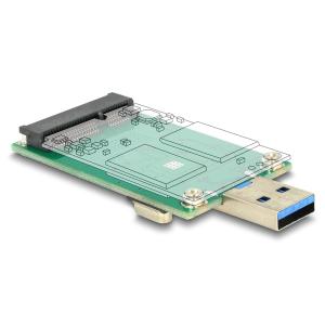 DELOCK αντάπτορας USB σε mSATA 62681, 5Gbps | Συνοδευτικά PC | elabstore.gr