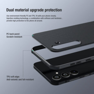 NILLKIN θήκη Super Frosted Shield Pro για Samsung Galaxy A55, μπλε | Αξεσουάρ κινητών | elabstore.gr