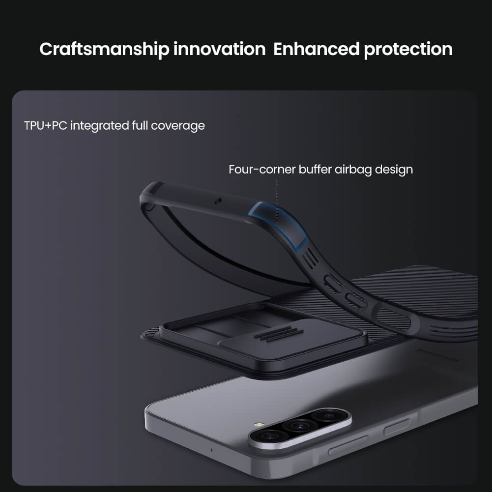 NILLKIN θήκη CamShield Pro για Samsung Galaxy A26 5G, μαύρη | eLabstore.gr NILLKIN θήκη CamShield Pro για Samsung Galaxy A26 5G, μαύρη | Αξεσουάρ κινητών | elabstore.gr