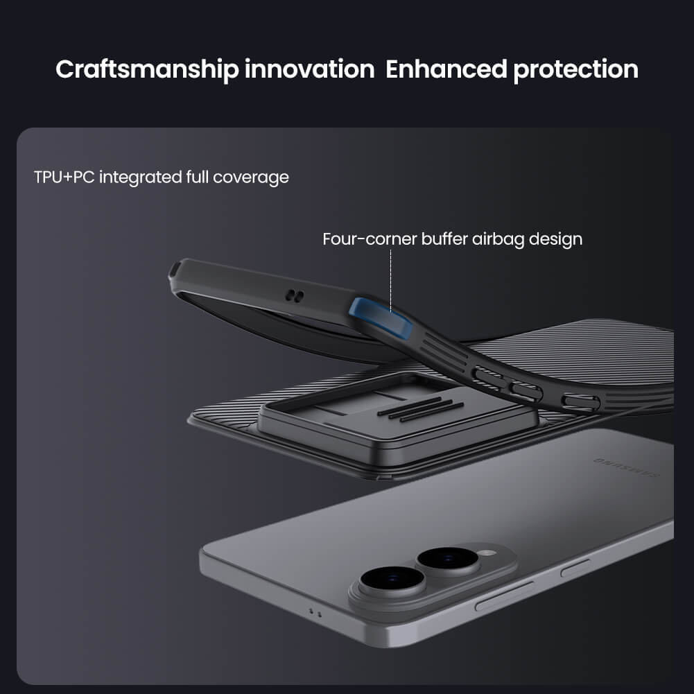 NILLKIN θήκη CamShield Pro για Samsung Galaxy S25 Edge, μαύρη | eLabstore.gr NILLKIN θήκη CamShield Pro για Samsung Galaxy S25 Edge, μαύρη | Αξεσουάρ κινητών | elabstore.gr
