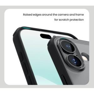 NILLKIN θήκη Super Frosted Shield Pro για Apple iPhone 17, διάφανη/μαύρη | Αξεσουάρ κινητών | elabstore.gr