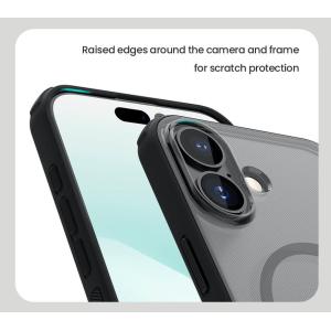 NILLKIN θήκη Super Frosted Shield Pro Magnetic για Apple iPhone 17, διάφανη/μαύρη | Αξεσουάρ κινητών | elabstore.gr