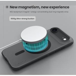 NILLKIN θήκη Super Frosted Shield Pro Magnetic για Apple iPhone 17 Air, διάφανη/μαύρη | Αξεσουάρ κινητών | elabstore.gr