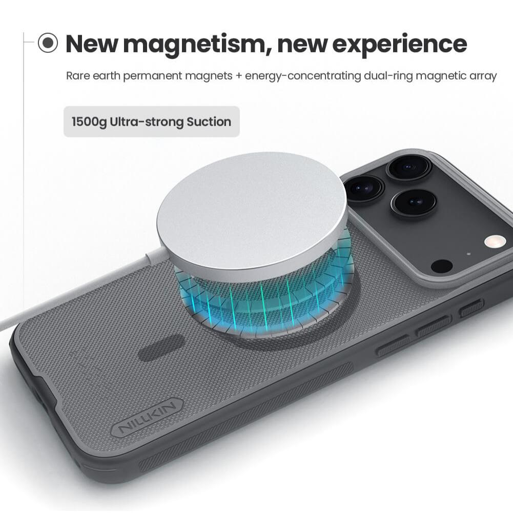 NILLKIN θήκη Super Frosted Shield Pro Magnetic για Apple iPhone 17 Pro, διάφανη/μαύρη | eLabstore.gr NILLKIN θήκη Super Frosted Shield Pro Magnetic για Apple iPhone 17 Pro, διάφανη/μαύρη | Αξεσουάρ κινητών | elabstore.gr