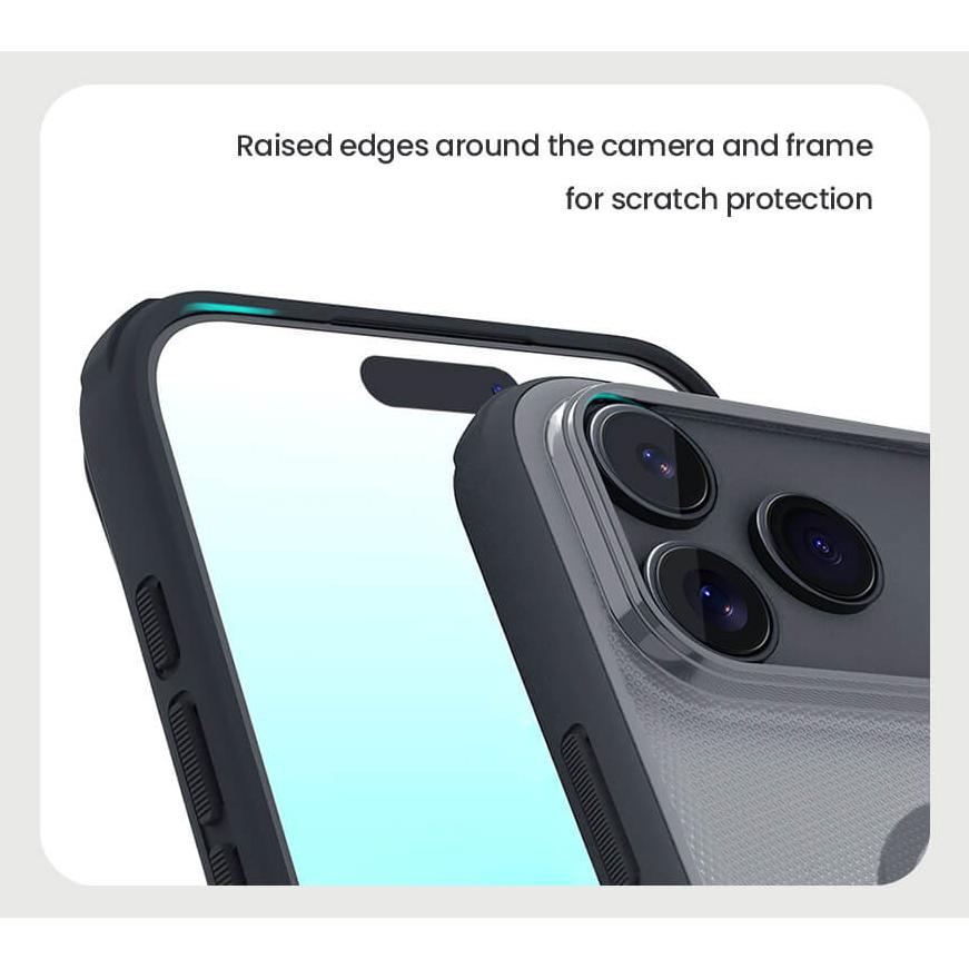 NILLKIN θήκη Super Frosted Shield Pro Magnetic για Apple iPhone 17 Pro, διάφανη/μαύρη | eLabstore.gr NILLKIN θήκη Super Frosted Shield Pro Magnetic για Apple iPhone 17 Pro, διάφανη/μαύρη | Αξεσουάρ κινητών | elabstore.gr