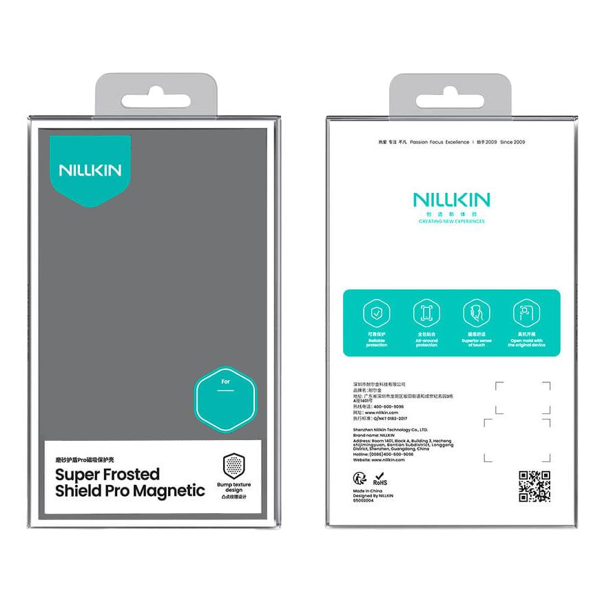 NILLKIN θήκη Super Frosted Shield Pro Magnetic για Apple iPhone 17 Pro, διάφανη/μαύρη | eLabstore.gr NILLKIN θήκη Super Frosted Shield Pro Magnetic για Apple iPhone 17 Pro, διάφανη/μαύρη | Αξεσουάρ κινητών | elabstore.gr