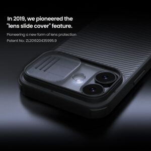 NILLKIN θήκη CamShield Pro για Apple iPhone 17, διάφανη/μαύρη | Αξεσουάρ κινητών | elabstore.gr