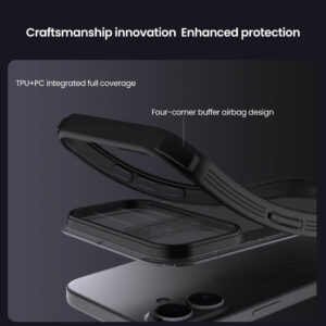 NILLKIN θήκη CamShield Pro για Apple iPhone 17, διάφανη/μαύρη | eLabstore.gr NILLKIN θήκη CamShield Pro για Apple iPhone 17, διάφανη/μαύρη | Αξεσουάρ κινητών | elabstore.gr