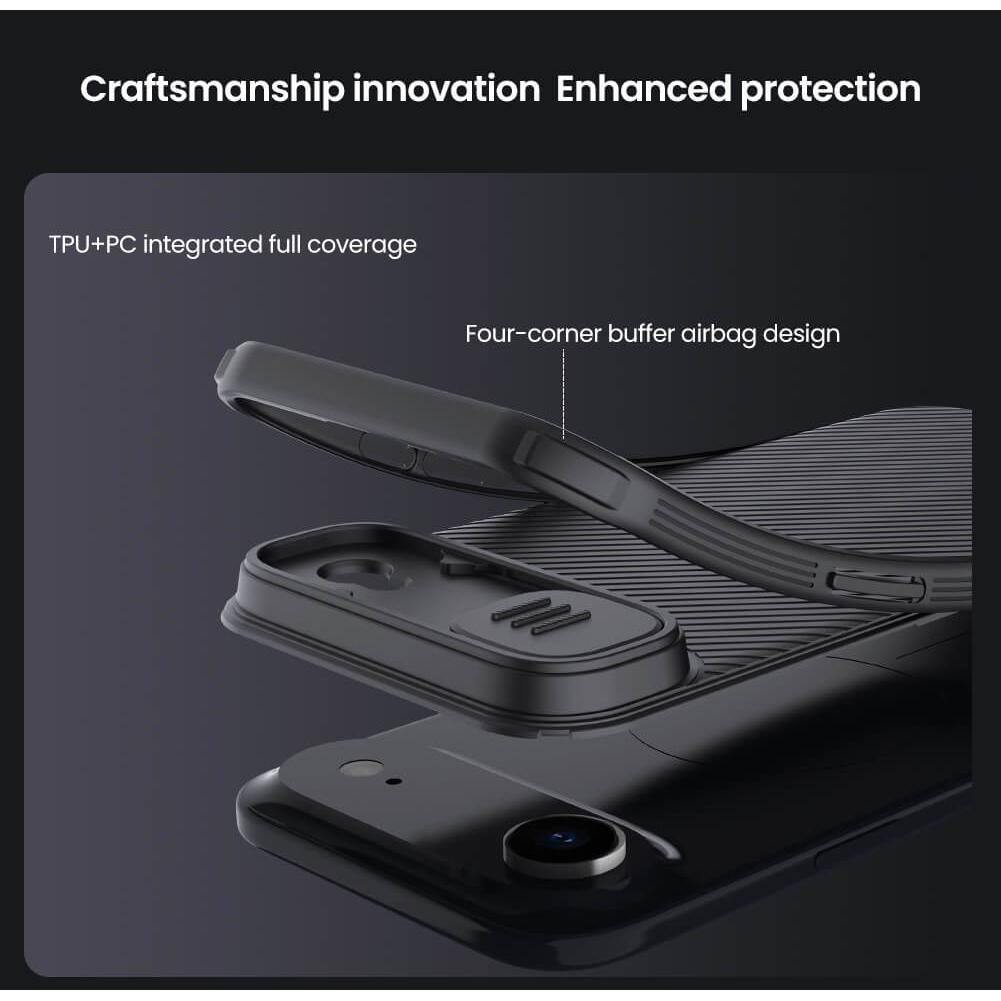 NILLKIN θήκη CamShield Pro για Apple iPhone 17 Air, μαύρη | eLabstore.gr NILLKIN θήκη CamShield Pro για Apple iPhone 17 Air, μαύρη | Αξεσουάρ κινητών | elabstore.gr