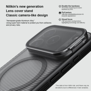 NILLKIN θήκη CamShield Prop Magnetic για Apple iPhone 17 Pro, διάφανη/μαύρη | eLabstore.gr NILLKIN θήκη CamShield Prop Magnetic για Apple iPhone 17 Pro, διάφανη/μαύρη | Αξεσουάρ κινητών | elabstore.gr