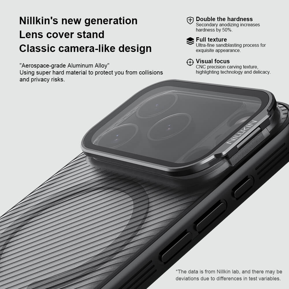 NILLKIN θήκη CamShield Prop Magnetic για Apple iPhone 17 Pro, διάφανη/μαύρη | eLabstore.gr NILLKIN θήκη CamShield Prop Magnetic για Apple iPhone 17 Pro, διάφανη/μαύρη | Αξεσουάρ κινητών | elabstore.gr
