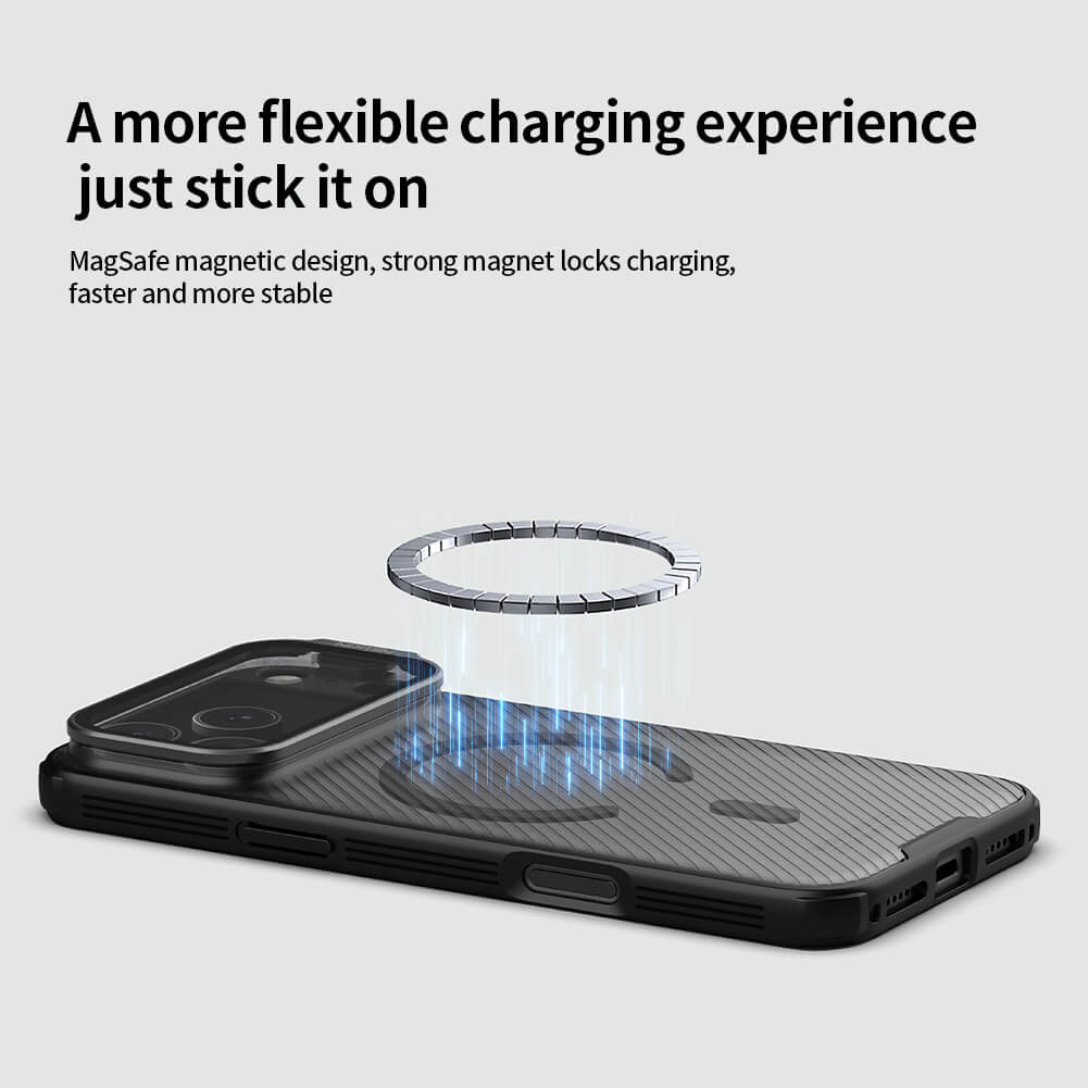 NILLKIN θήκη CamShield Prop Magnetic για Apple iPhone 17 Pro Max, διάφανη/μαύρη | eLabstore.gr NILLKIN θήκη CamShield Prop Magnetic για Apple iPhone 17 Pro Max, διάφανη/μαύρη | Αξεσουάρ κινητών | elabstore.gr