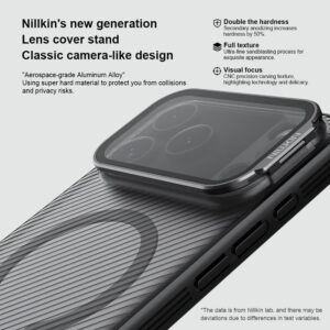 NILLKIN θήκη CamShield Prop Magnetic για Apple iPhone 17 Pro Max, διάφανη/μαύρη | eLabstore.gr NILLKIN θήκη CamShield Prop Magnetic για Apple iPhone 17 Pro Max, διάφανη/μαύρη | Αξεσουάρ κινητών | elabstore.gr