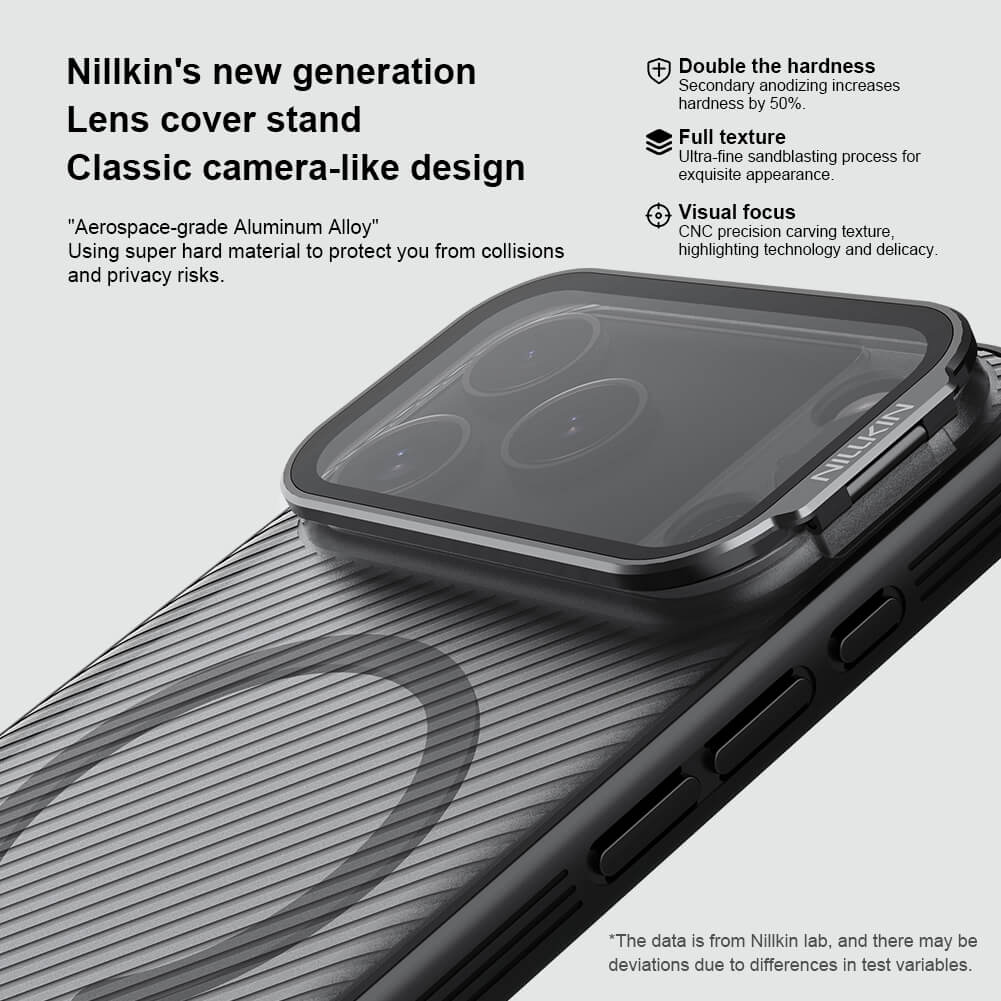 NILLKIN θήκη CamShield Prop Magnetic για Apple iPhone 17 Pro Max, διάφανη/μαύρη | eLabstore.gr NILLKIN θήκη CamShield Prop Magnetic για Apple iPhone 17 Pro Max, διάφανη/μαύρη | Αξεσουάρ κινητών | elabstore.gr