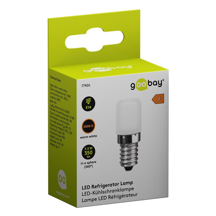 GOOBAY LED λάμπα bulb ψυγείου 77426, E14, 3.5W, 3000K, 350lm | eLabstore.gr GOOBAY LED λάμπα bulb ψυγείου 77426, E14, 3.5W, 3000K, 350lm | Φωτισμός | elabstore.gr