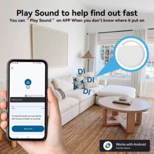 HAVEDEER smart tag ACCUTAG για Android συσκευές, Bluetooth tracker, λευκό | Αξεσουάρ κινητών | elabstore.gr