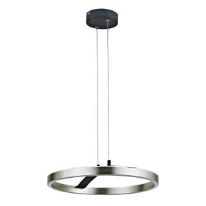 POWERTECH LED φωτιστικό οροφής HLL-0202, 29W, 4000K, Φ38x120cm, ασημί/μαύρο | Φωτισμός | elabstore.gr