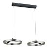 POWERTECH LED φωτιστικό οροφής HLL-0203, 42W, 4000K, 70x30x120cm, ασημί/μαύρο | Φωτισμός | elabstore.gr