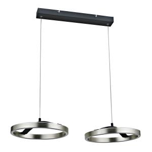 POWERTECH LED φωτιστικό οροφής HLL-0203, 42W, 4000K, 70x30x120cm, ασημί/μαύρο | Φωτισμός | elabstore.gr