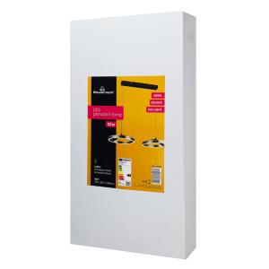 POWERTECH LED φωτιστικό οροφής HLL-0203, 42W, 4000K, 70x30x120cm, ασημί/μαύρο | eLabstore.gr