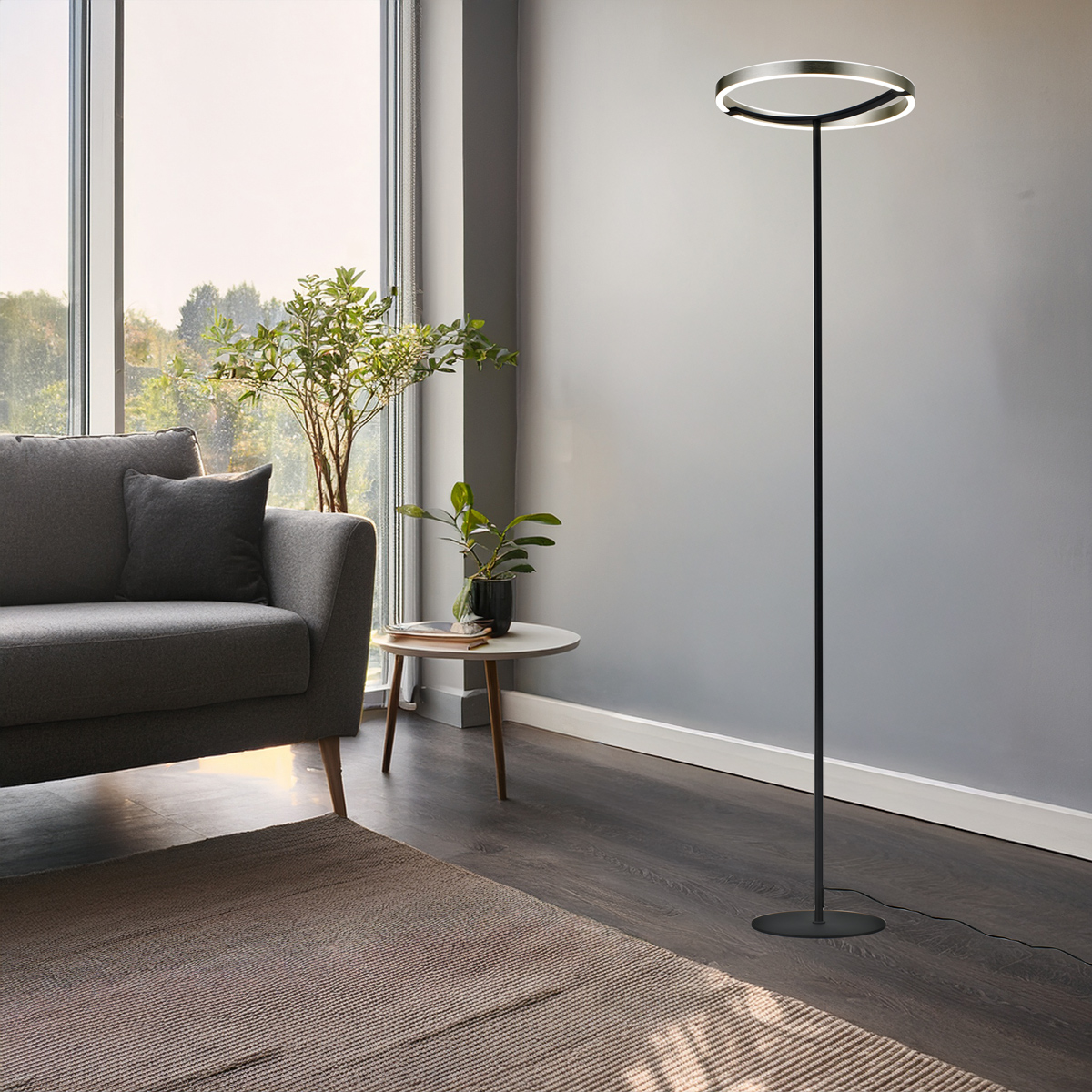 POWERTECH LED φωτιστικό δαπέδου HLL-0204, 42W, 4000K, Φ38x157cm, ασημί/μαύρο | eLabstore.gr POWERTECH LED φωτιστικό δαπέδου HLL-0204, 42W, 4000K, Φ38x157cm, ασημί/μαύρο | Φωτισμός | elabstore.gr
