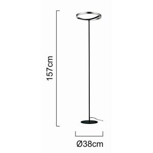POWERTECH LED φωτιστικό δαπέδου HLL-0204, 42W, 4000K, Φ38x157cm, ασημί/μαύρο | eLabstore.gr POWERTECH LED φωτιστικό δαπέδου HLL-0204, 42W, 4000K, Φ38x157cm, ασημί/μαύρο | Φωτισμός | elabstore.gr