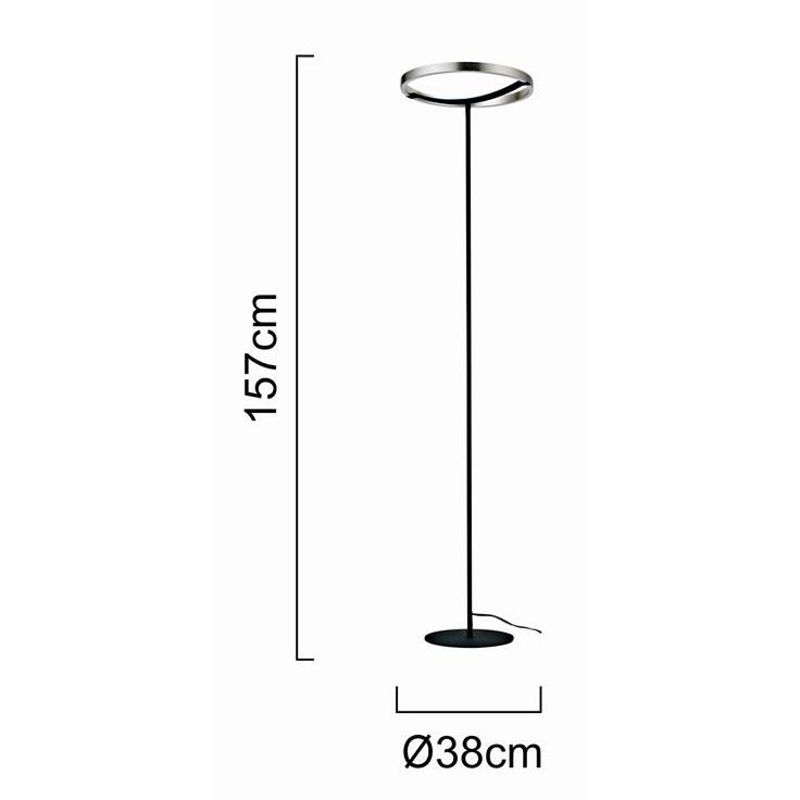POWERTECH LED φωτιστικό δαπέδου HLL-0204, 42W, 4000K, Φ38x157cm, ασημί/μαύρο | eLabstore.gr POWERTECH LED φωτιστικό δαπέδου HLL-0204, 42W, 4000K, Φ38x157cm, ασημί/μαύρο | Φωτισμός | elabstore.gr